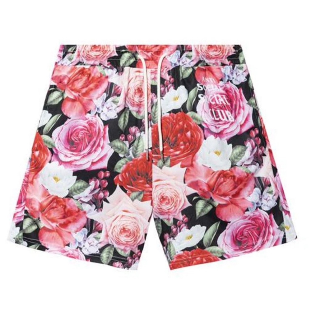 Anti Social Social Club Floral Shorts Size Medium